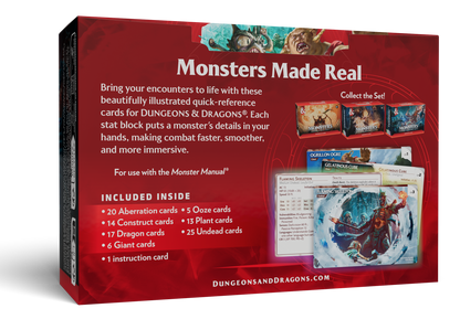 D&D - Trove Reference Cards - Monsters: Fearsome and Ferocious - EN