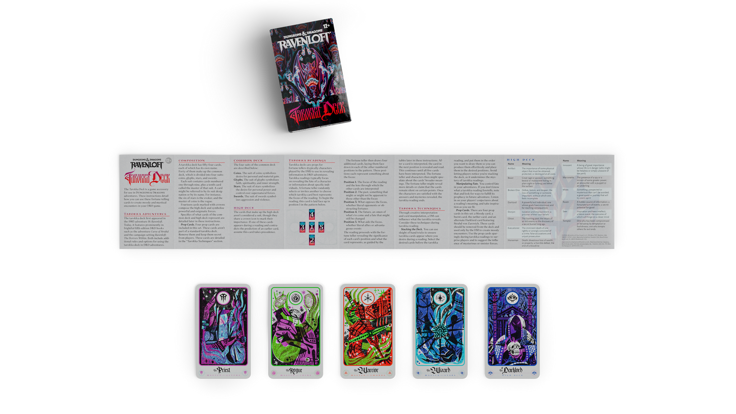 D&D - Ravenloft: The Horrors Within Tarokka Deck - EN