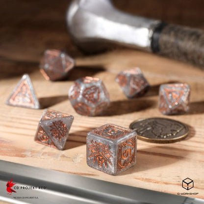 Q Workshop - The Witcher: Geralt - Price of Neutrality 7pc RPG Dice Set