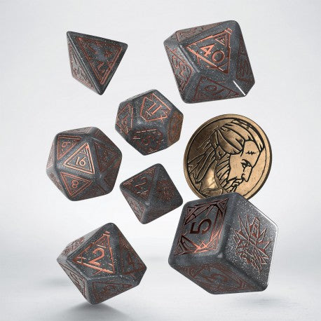 Q Workshop - The Witcher: Geralt - Price of Neutrality 7pc RPG Dice Set