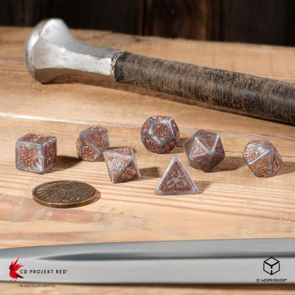 Q Workshop - The Witcher: Geralt - Price of Neutrality 7pc RPG Dice Set