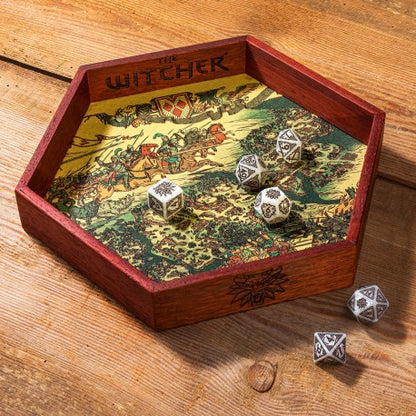Q Workshop - Wooden Dice Tray: The Witcher