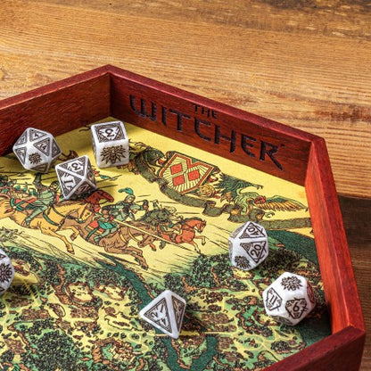 Q Workshop - Wooden Dice Tray: The Witcher
