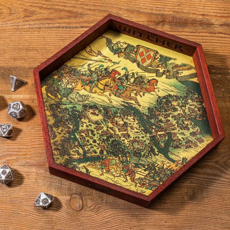 Q Workshop - Wooden Dice Tray: The Witcher