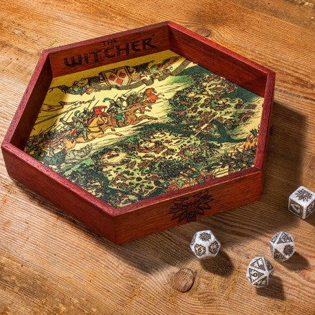 Q Workshop - Wooden Dice Tray: The Witcher