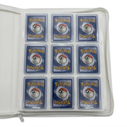 Baba Sleeves - 9-Pocket Toploader Binder Groß Weiß für 252 Karten