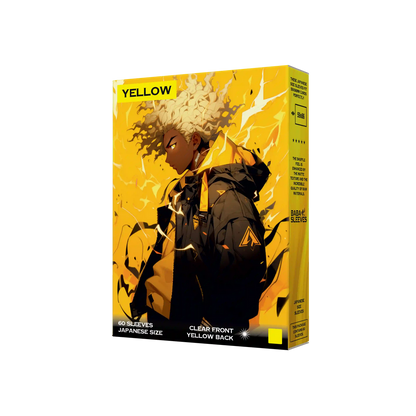 Baba Sleeves - Matte Gelbe / Yellow Hüllen Japan Size (60 Sleeves)
