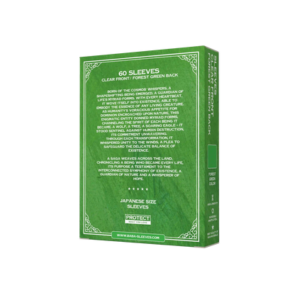 Baba Sleeves - Matte Grüne / Green Hüllen Japan Size (60 Sleeves)