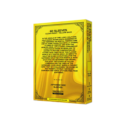 Baba Sleeves - Matte Gelbe / Yellow Hüllen Japan Size (60 Sleeves)