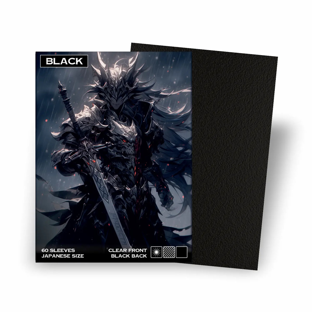 Baba Sleeves - Matte Schwarze / Black Hüllen Japan Size (60 Sleeves)