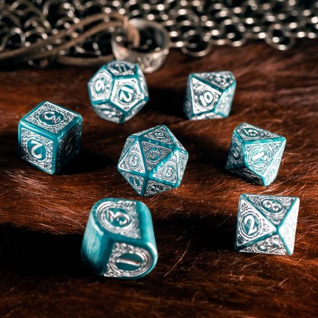Q Workshop - Viking: Mjolnir 7pc Modern RPG Dice Set