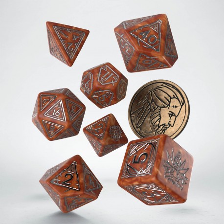 Q Workshop - The Witcher: Geralt  - The Monster Slayer 7pc RPG Dice Set