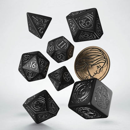 Q Workshop - The Witcher: Yennefer - The Obsidian Star 7pc RPG Dice Set