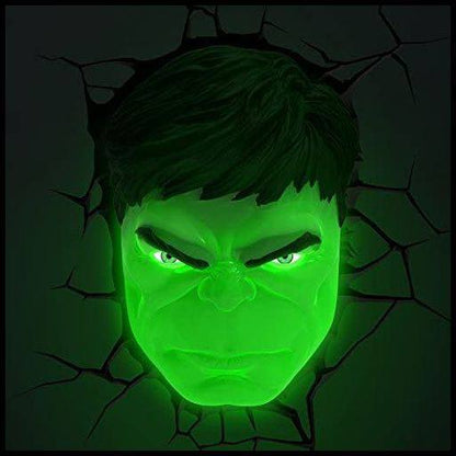 Marvel 3D LED Leuchte Hulk Face 3D
