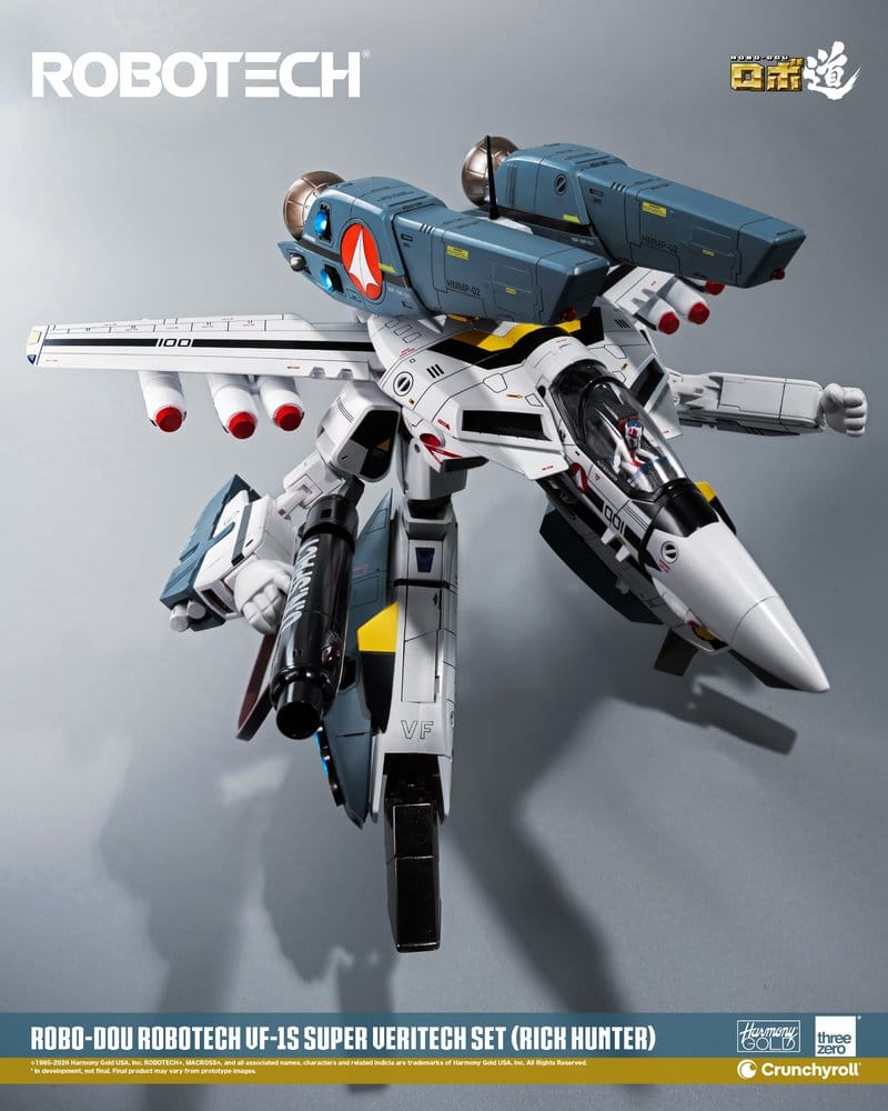 Robotech Robo-Dou Actionfigur VF-1S Super Veritech Set (Rick Hunter) 20 cm
