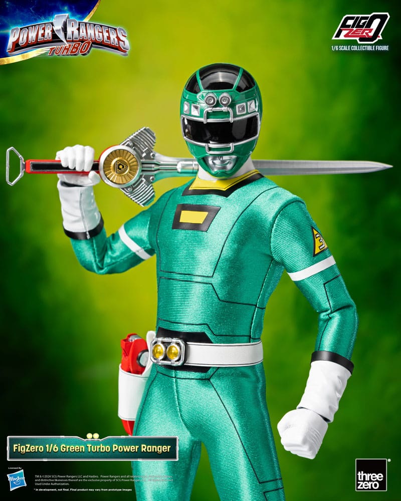 Power Rangers Turbo FigZero Actionfigur 1/6 Green Turbo Power Ranger 30 cm