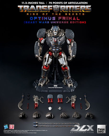 Transformers: Aufstieg der Bestien DLX Actionfigur Optimus Primal (Beast Wars Universe Edition) 29 cm