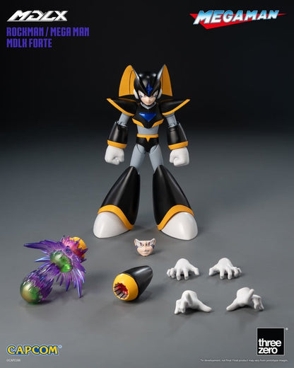 Mega Man MDLX Actionfigur Rockman / Mega Man Forte 10 cm