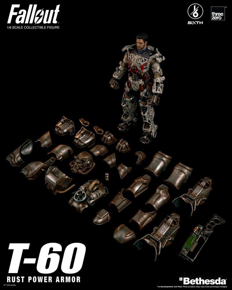 Fallout Actionfigur 1/6 T-60 Rust Power Armor