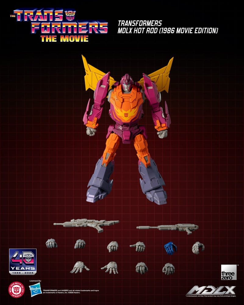 Transformers MDLX Actionfigur Hot Rod (1986 Movie Edition) 18 cm