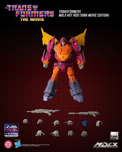 Transformers MDLX Actionfigur Hot Rod (1986 Movie Edition) 18 cm
