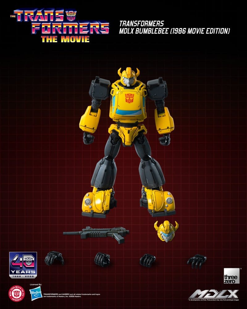 Transformers MDLX Actionfigur Bumblebee (1986 Movie Edition) 12 cm