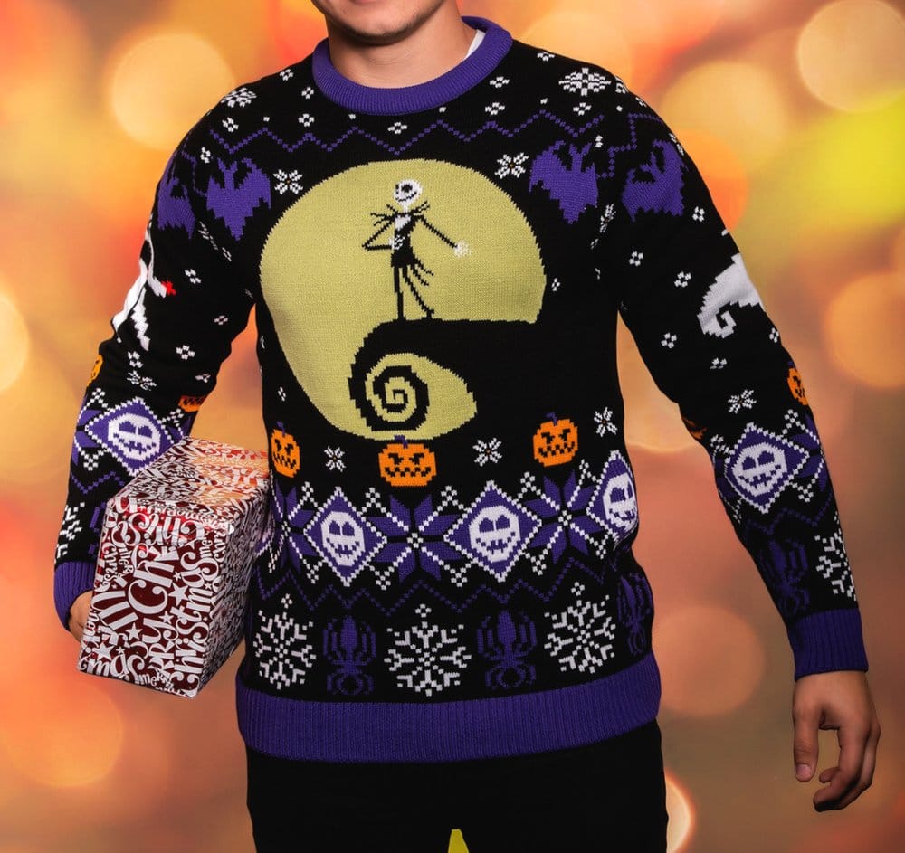 Nightmare Before Christmas Christmas Pullover 8-bit