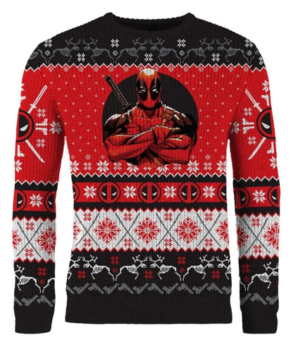 Deadpool Christmas Pullover Größe L