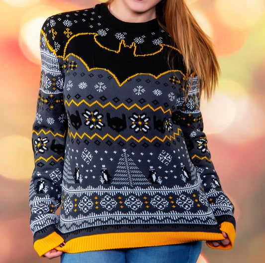 Batman Christmas Pullover Penguin Größe XL