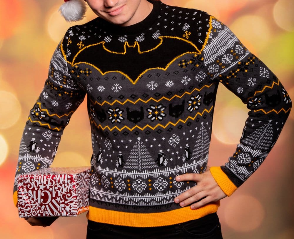 Batman Christmas Pullover Penguin Größe XL