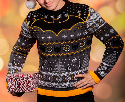 Batman Christmas Pullover Penguin Größe XL