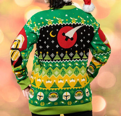 Star Wars Christmas Pullover Baby Yoda Größe M