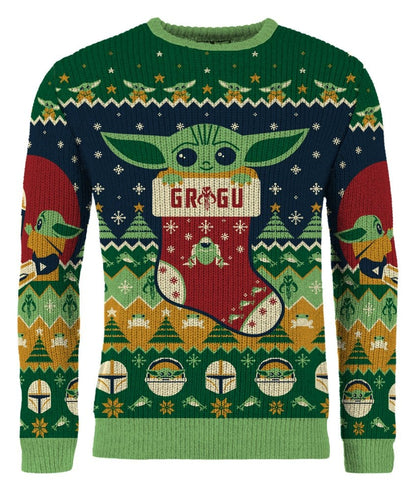Star Wars Christmas Pullover Baby Yoda Größe XXXL
