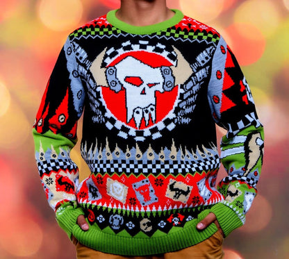 Warhammer 40,000 Christmas Pullover Ork Größe M