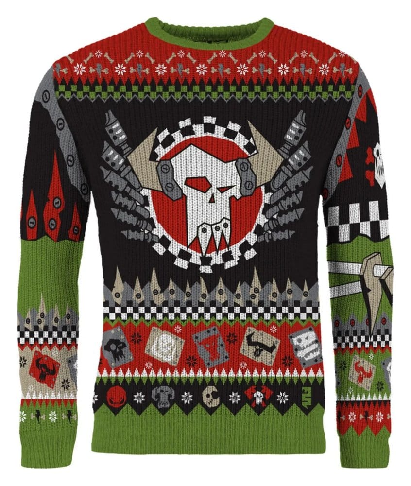 Warhammer 40,000 Christmas Pullover Ork Größe XXL