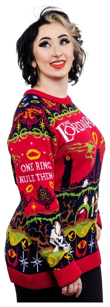 Der Herr der Ringe Christmas Pullover One Sweater To Rule Them All Größe S