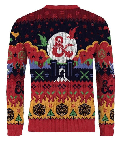 Dungeons & Dragons Christmas Pullover Größe M