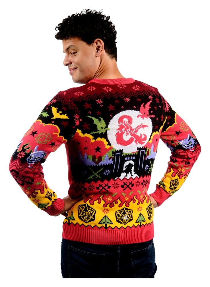 Dungeons & Dragons Christmas Pullover Größe S