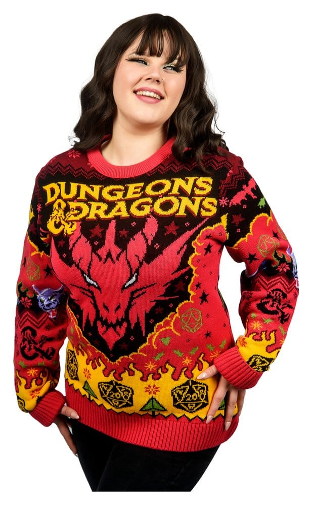 Dungeons & Dragons Christmas Pullover Größe XXXL