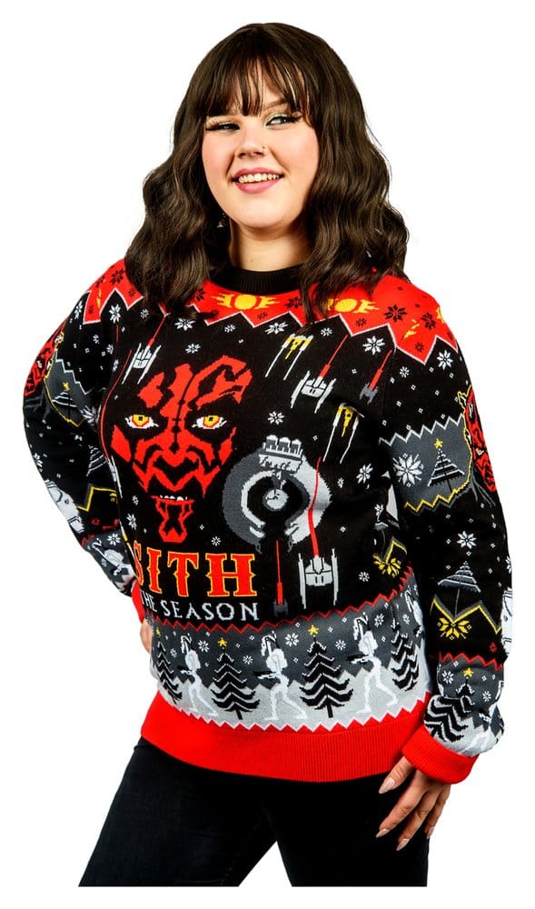Star Wars Christmas Pullover Sith Größe L