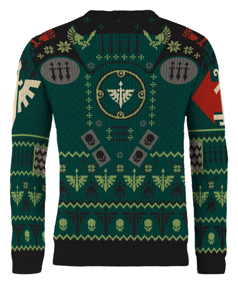 Warhammer 40,000 Christmas Pullover Dark Angels Größe L
