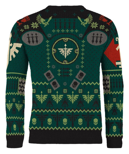 Warhammer 40,000 Christmas Pullover Dark Angels Größe XXL