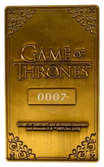 Game of Thrones Barren Karte von Westeros