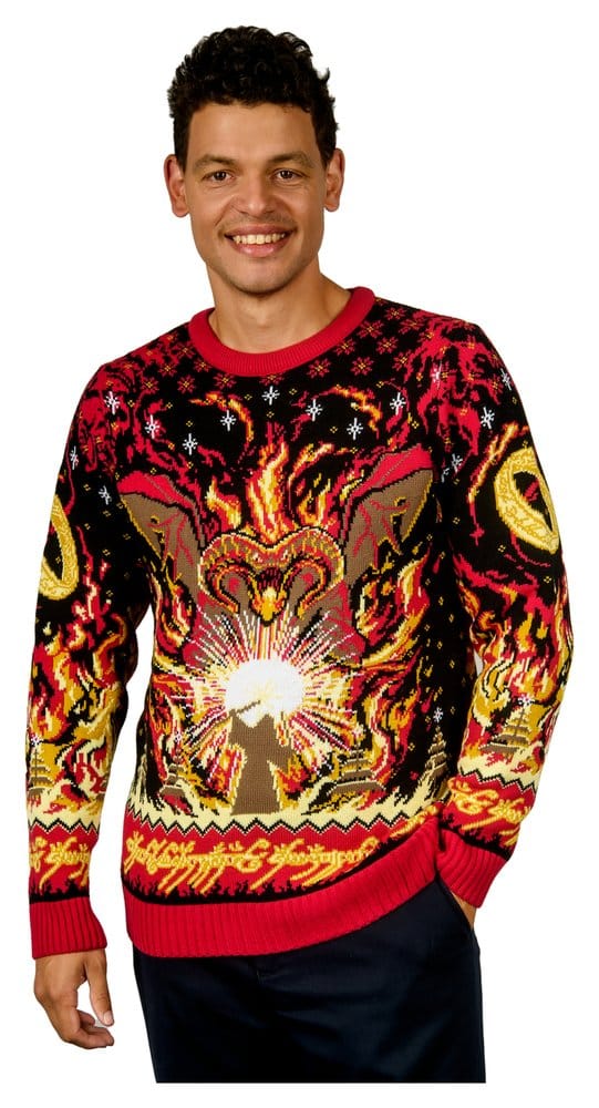 Der Herr der Ringe Christmas Pullover Balrog Größe XXL