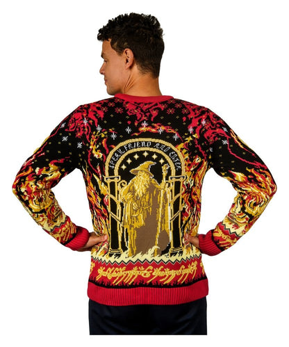 Der Herr der Ringe Christmas Pullover Balrog Größe XXL