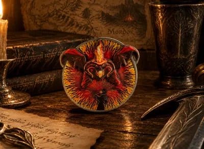 Herr der Ringe Münze "You Shall Not Pass" Balrog Deluxe