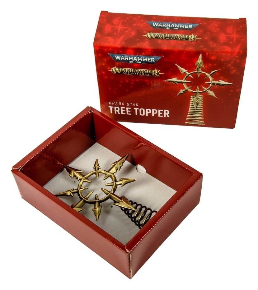 Warhammer 40,000 Baumspitze Chaos Star 22 cm