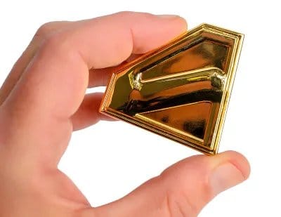Superman Goldene Schild-Replik Magnet