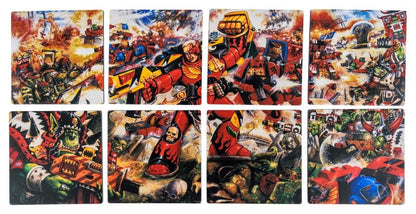 Warhammer 40,000 Untersetzer-Set Blood Angels Armageddon 15 cm