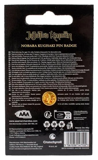 Jujutsu Kaisen Icon Anstecknadel Nobara Kugisaki